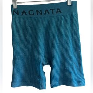 Nava Nata blue rib shorts